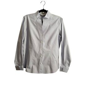 Orvis Light Blue Button Up Wrinkle Free Shirt Size 10